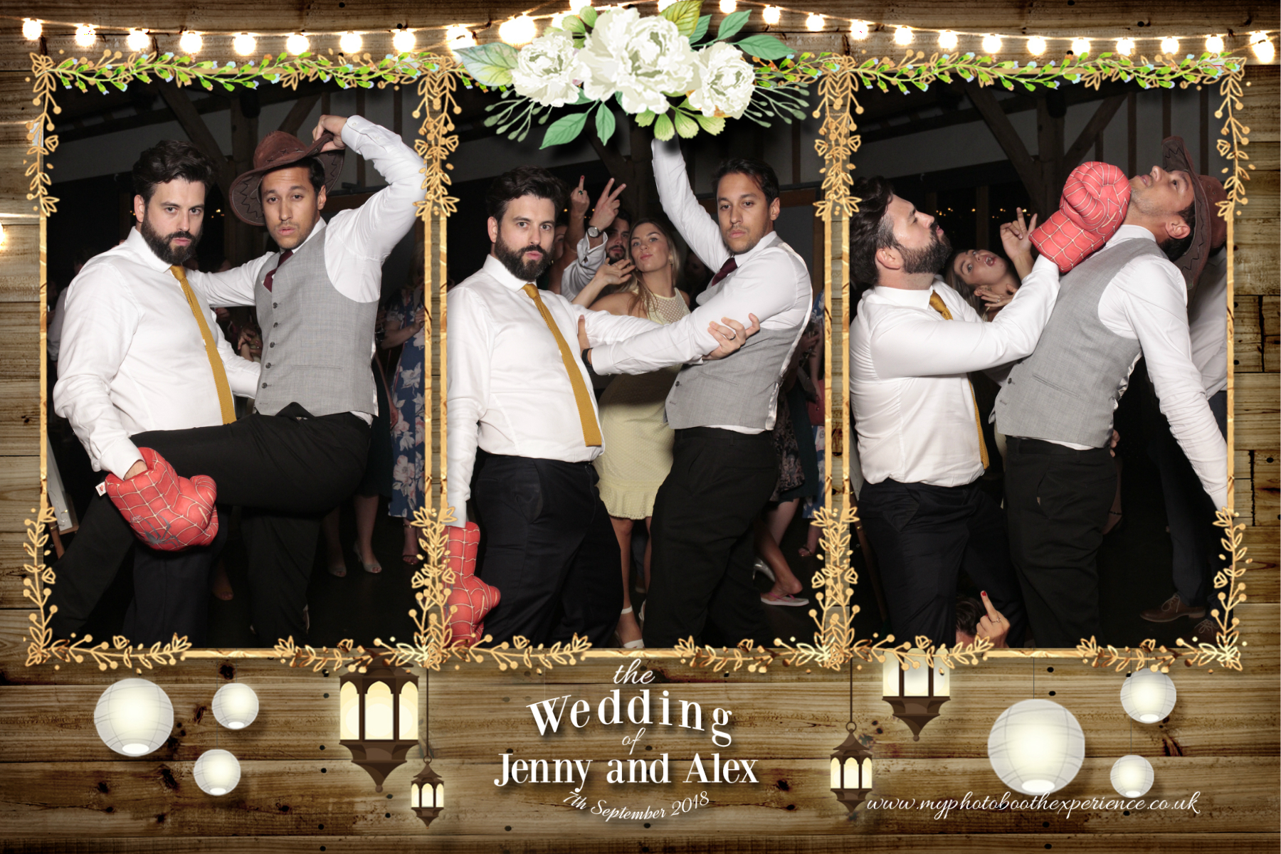 Jenny & Alex's Wedding | View more photos from the event at gallery.myphotoboothexperience.co.uk/u/MyPhotoBoothExperienceLtd/Jenny-Alexs-Wedding